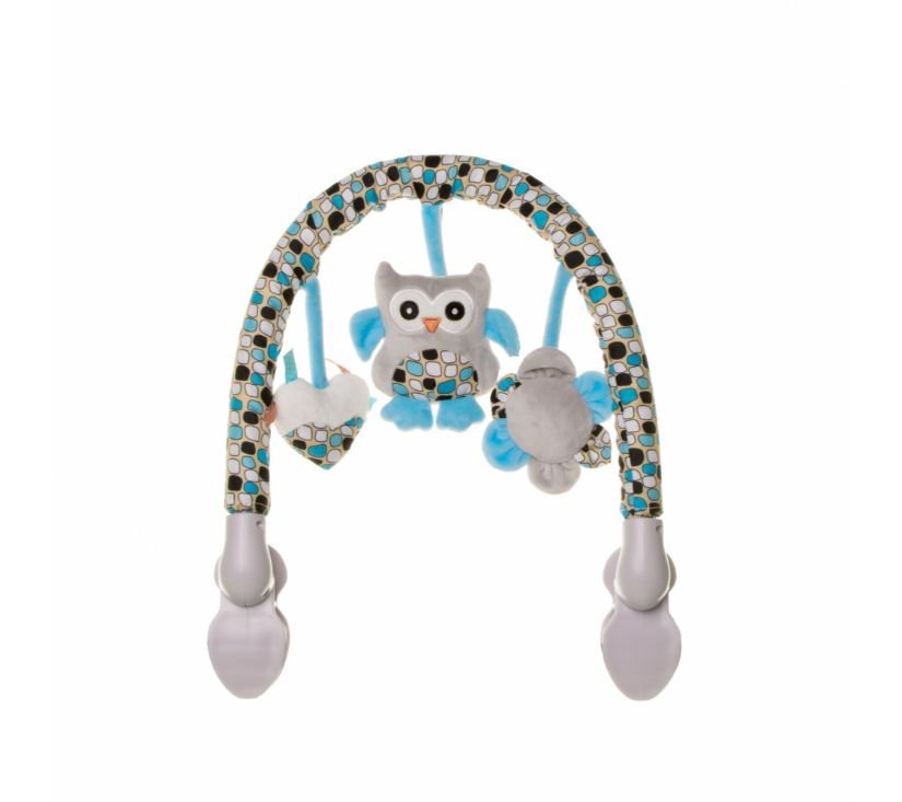 Glazbeni luk za krevetić sovica plavi