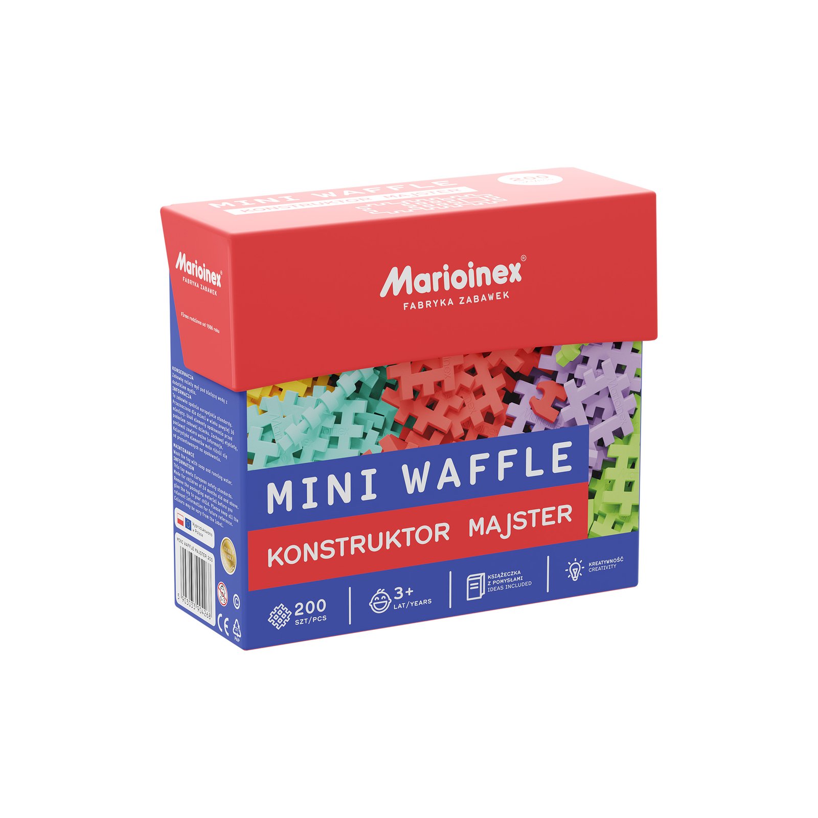 Marioinex set Waffle kockica majstor 200kom.