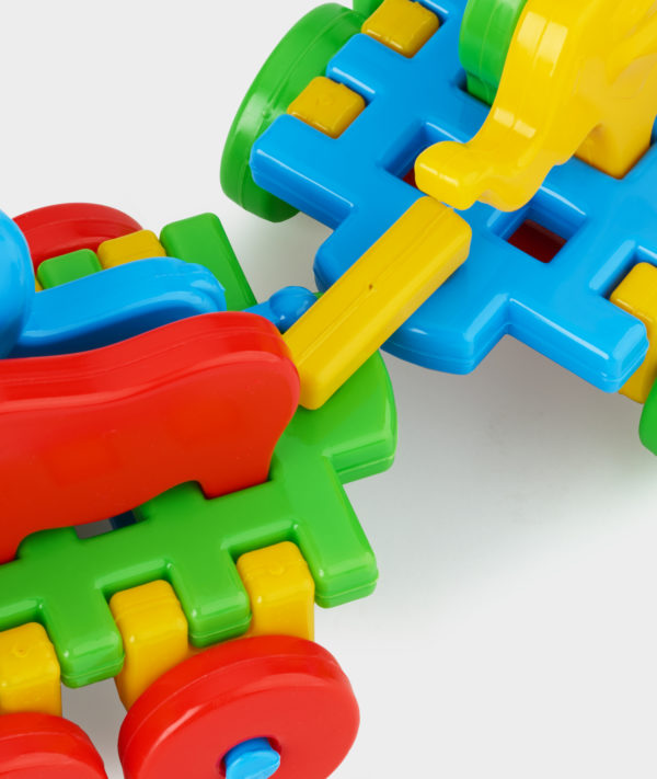 Marioinex set Waffle kockica vlak Mario 46kom.