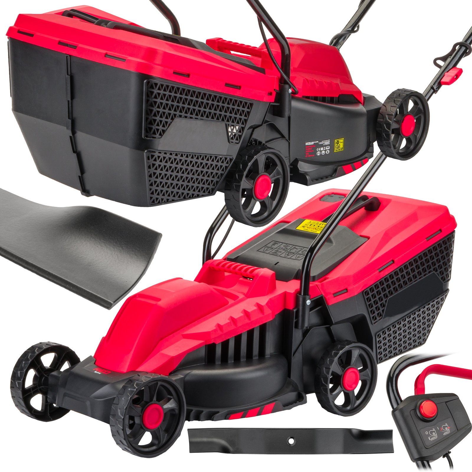Red Technic električna kosilica za travu 2200 W nož 32 cm