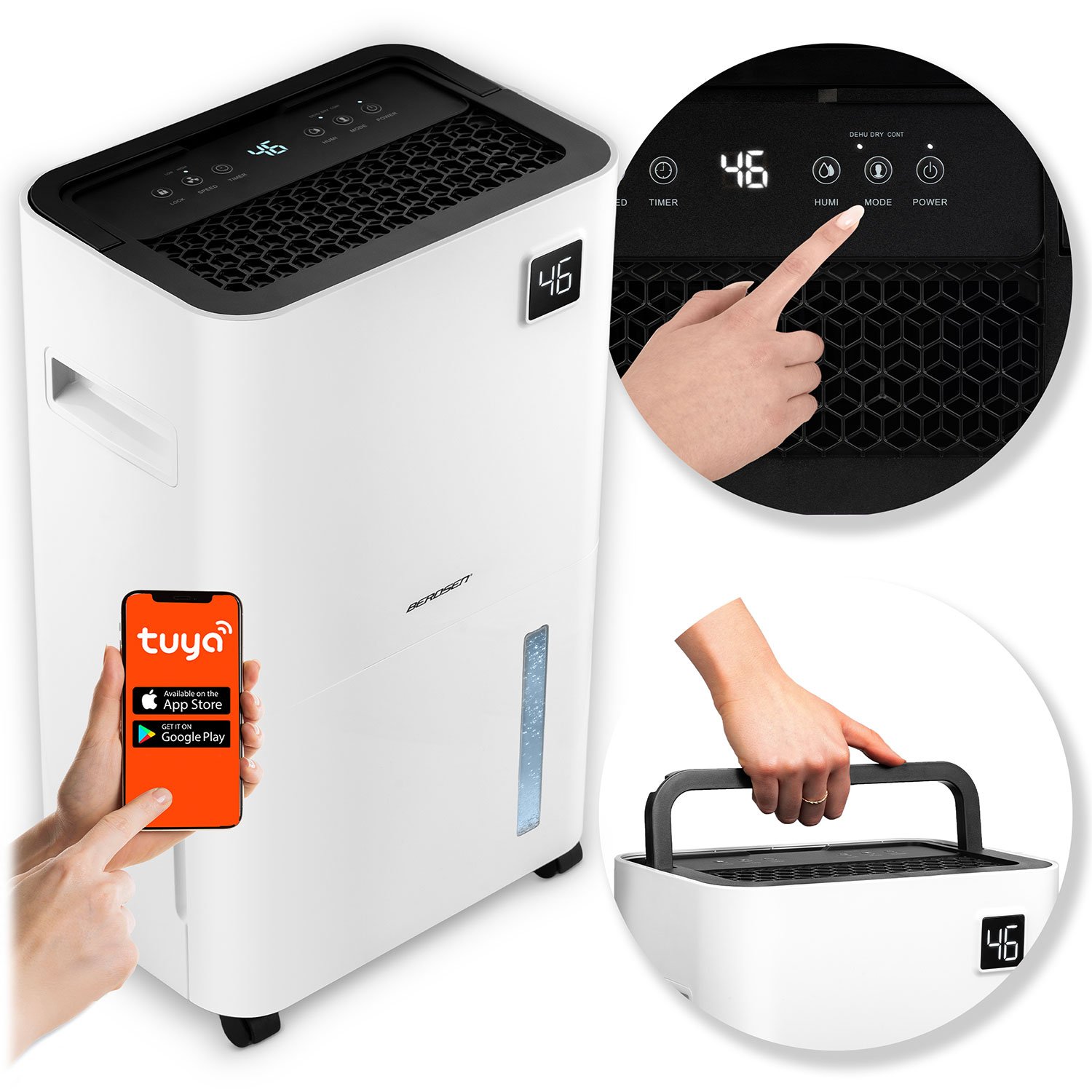 Berdsen BD-534 kompresorski sušač zraka - apsorber vlage, bijeli