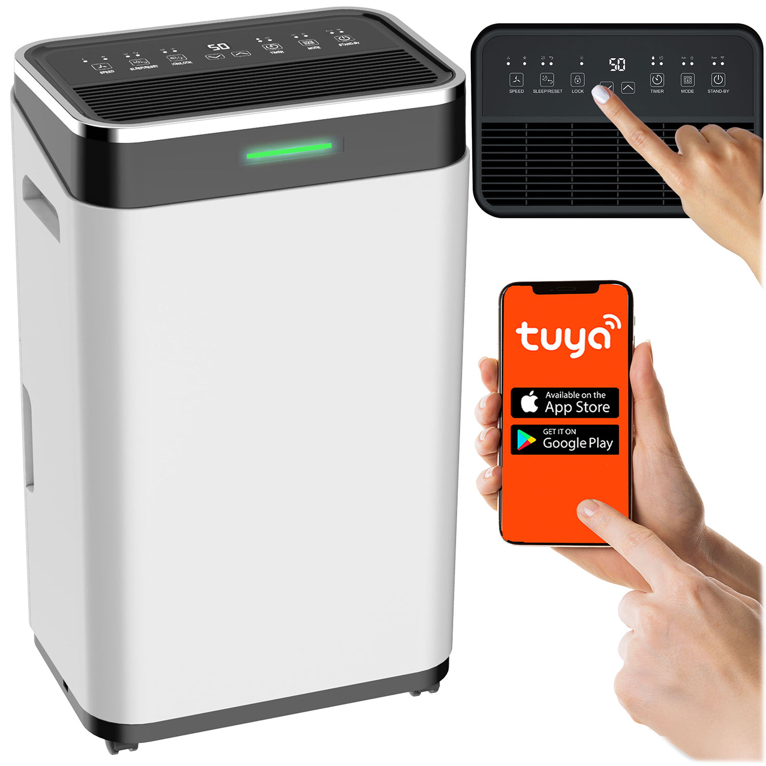 Kompresorski odvlaživač zraka - apsorber vlage 25l/24h higrostat Berdsen BD-533 bijeli