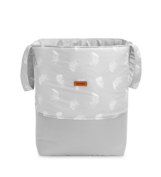 Košara za igračke srednja – Perje, siva