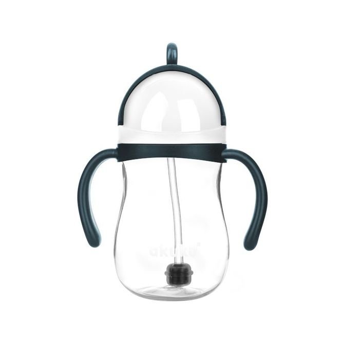 Bočica sa slamčicom utega plavo/bijela