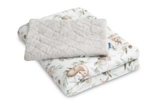 Komplet za krevetić jeleni - jastuk i poplun