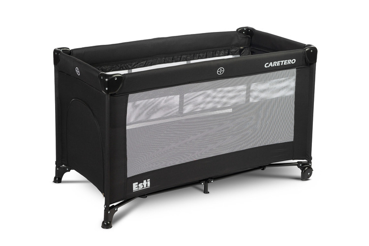 Esti dječji putni krevetić crni 126x65x74 cm