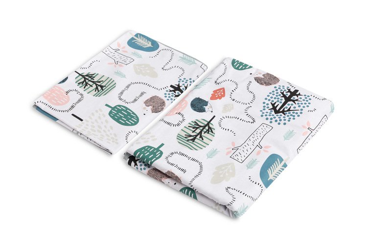 Posteljina 2-dijelna za dječji krevetić 100x135 cm ježevi