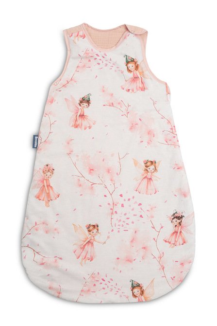 Vreća za spavanje M (9-18mj) , 50x80 cm, vile, ružičasta