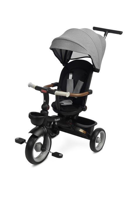 Dječji tricikl Saber , sivi