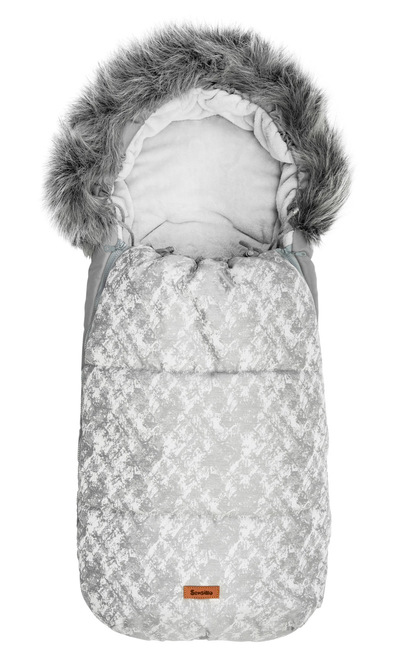 Zimska vreća za kolica svijetlo siva