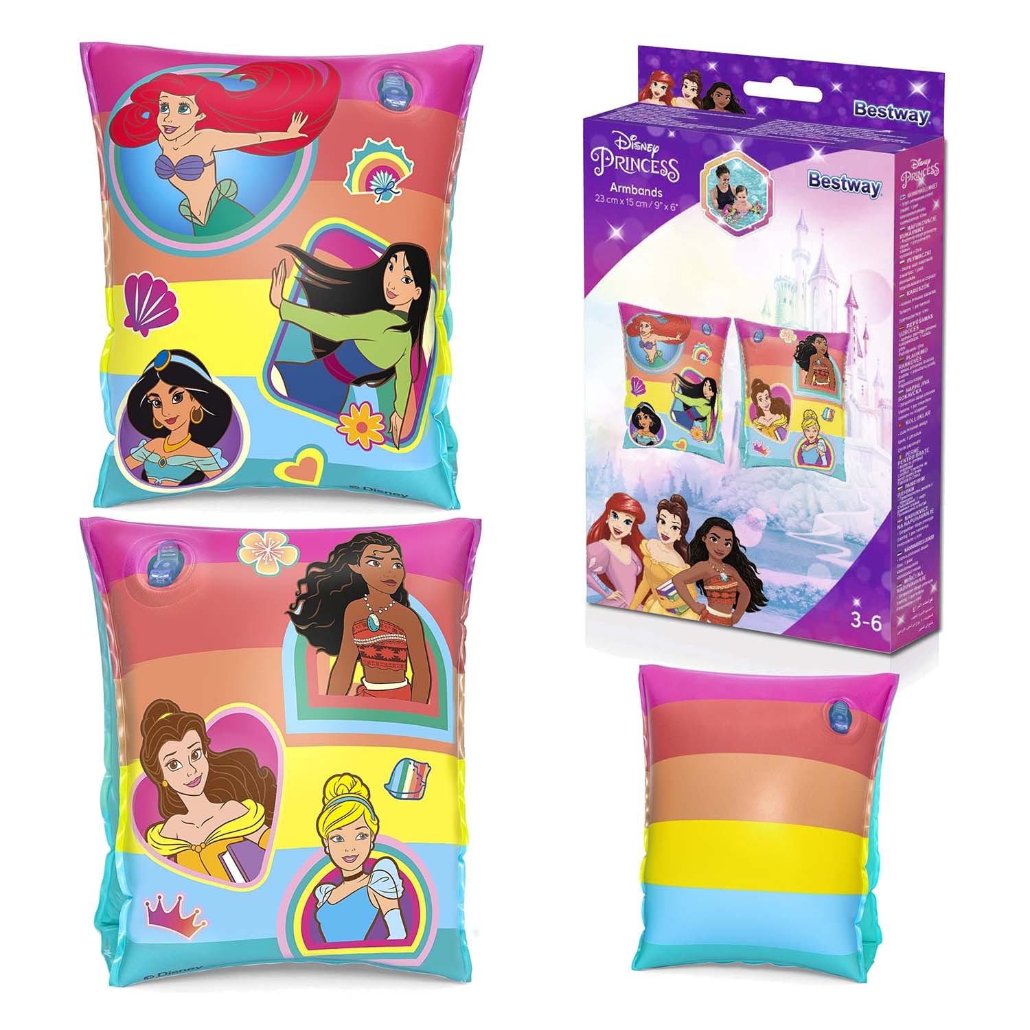Disney princeze narukvice za plivanje 23 x 15 cm Bestway 91041