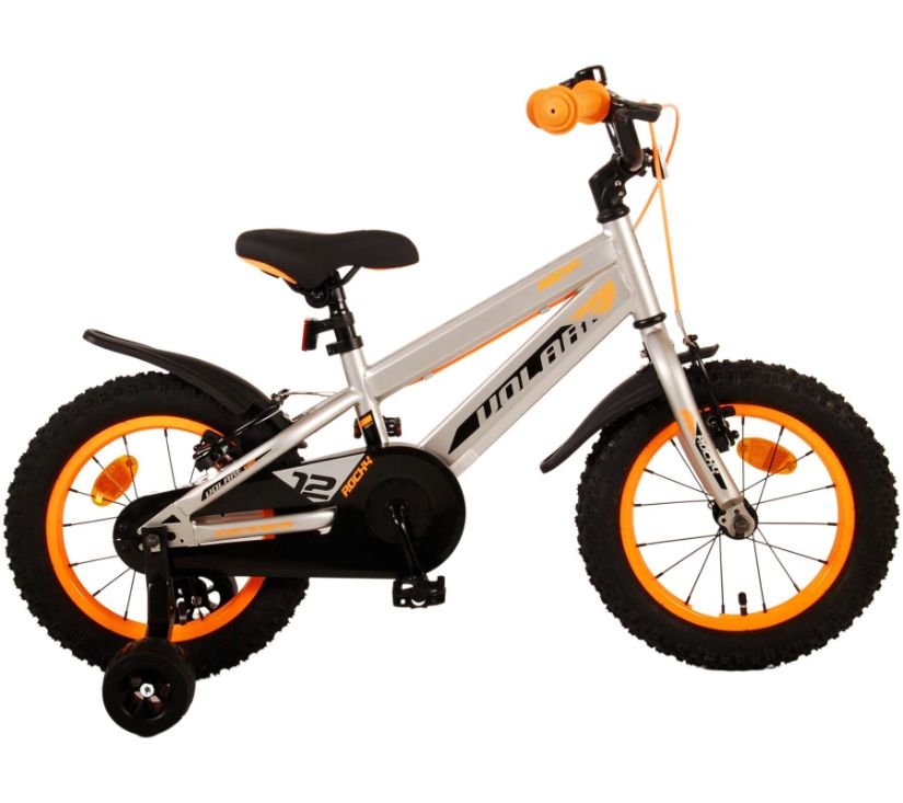 Volare dječji bicikl 14" Rocky dvije ručne kočnice sivi