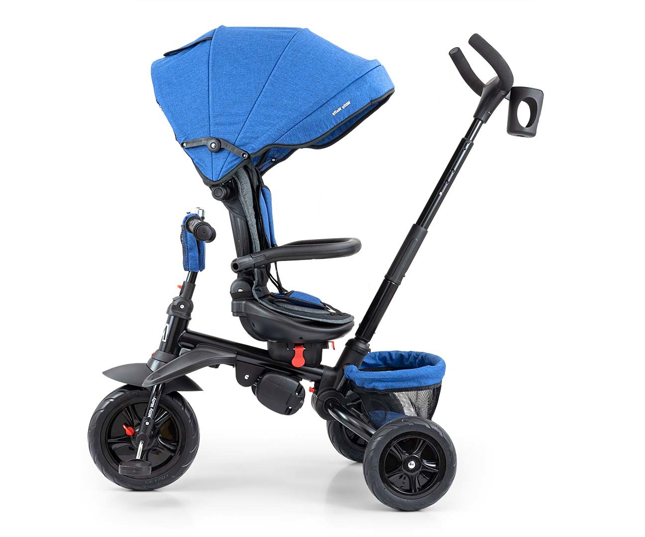 Milly Mally 3u1 dječji tricikl Stanley plavi