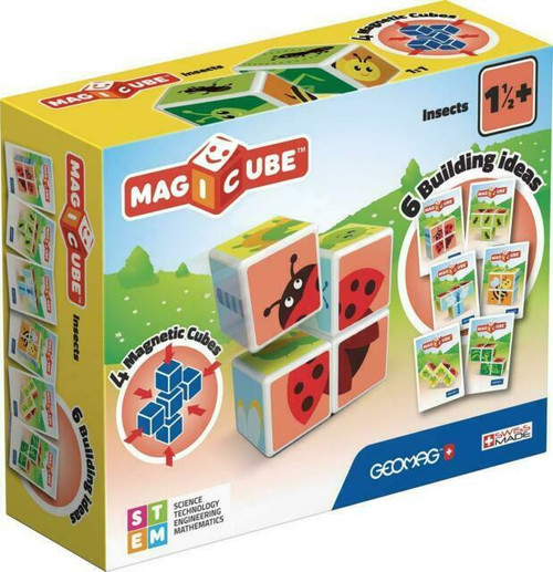 Geomag Magicube insekti + kartice, 7 kom