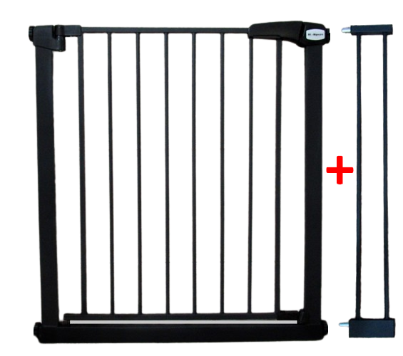 Zaštitna ograda za djecu S1 crna 79-94 cm