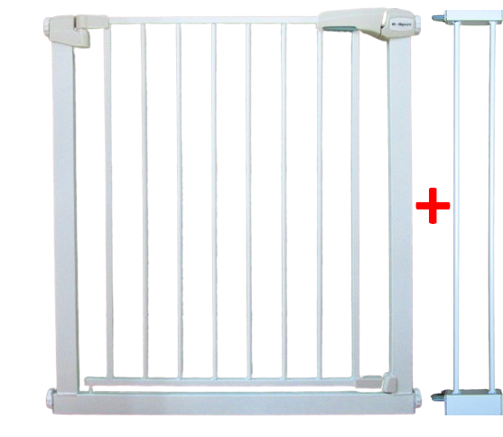 Zaštitna ograda za djecu S1 bijela 79-94 cm