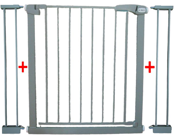 Zaštitna ograda za djecu S2 SIVA 79-105 cm