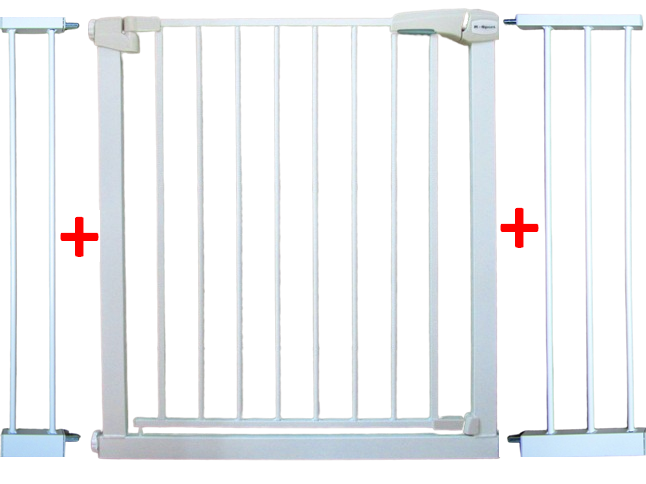 Zaštitna ograda za djecu S3 BIJELA 79-115 cm