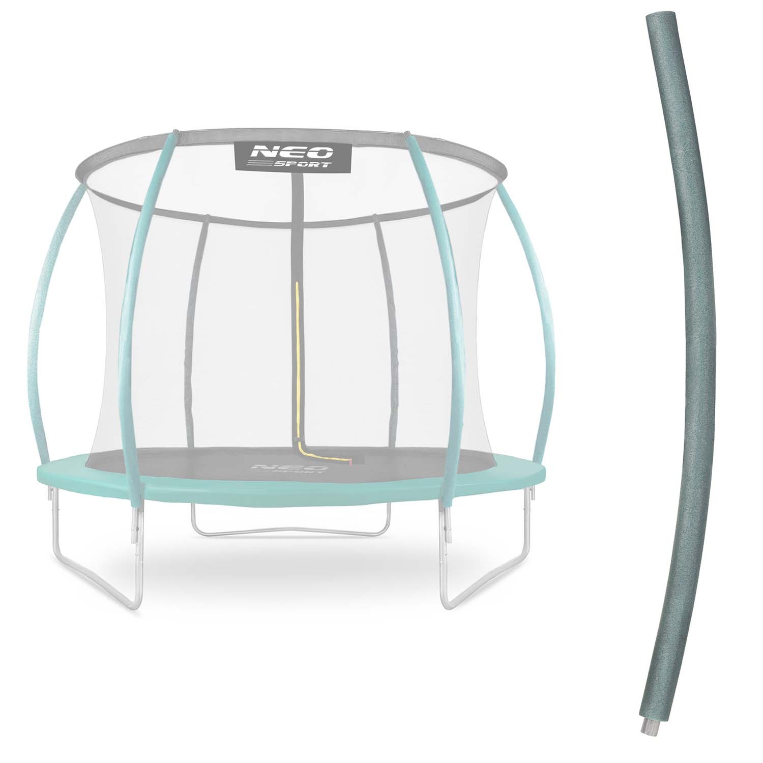 Neo-Sport gornji stup za trampolin tip C – zeleni, kompatibilan s modelima 8–14 ft