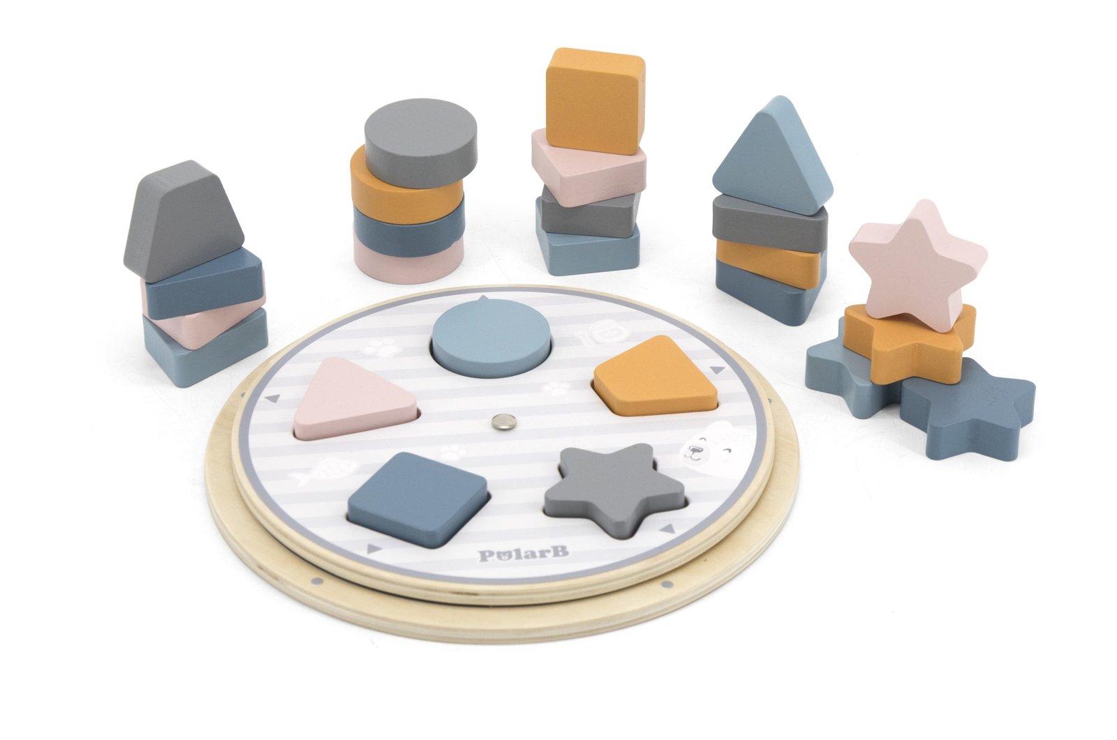 Viga drveni sorter s karticama