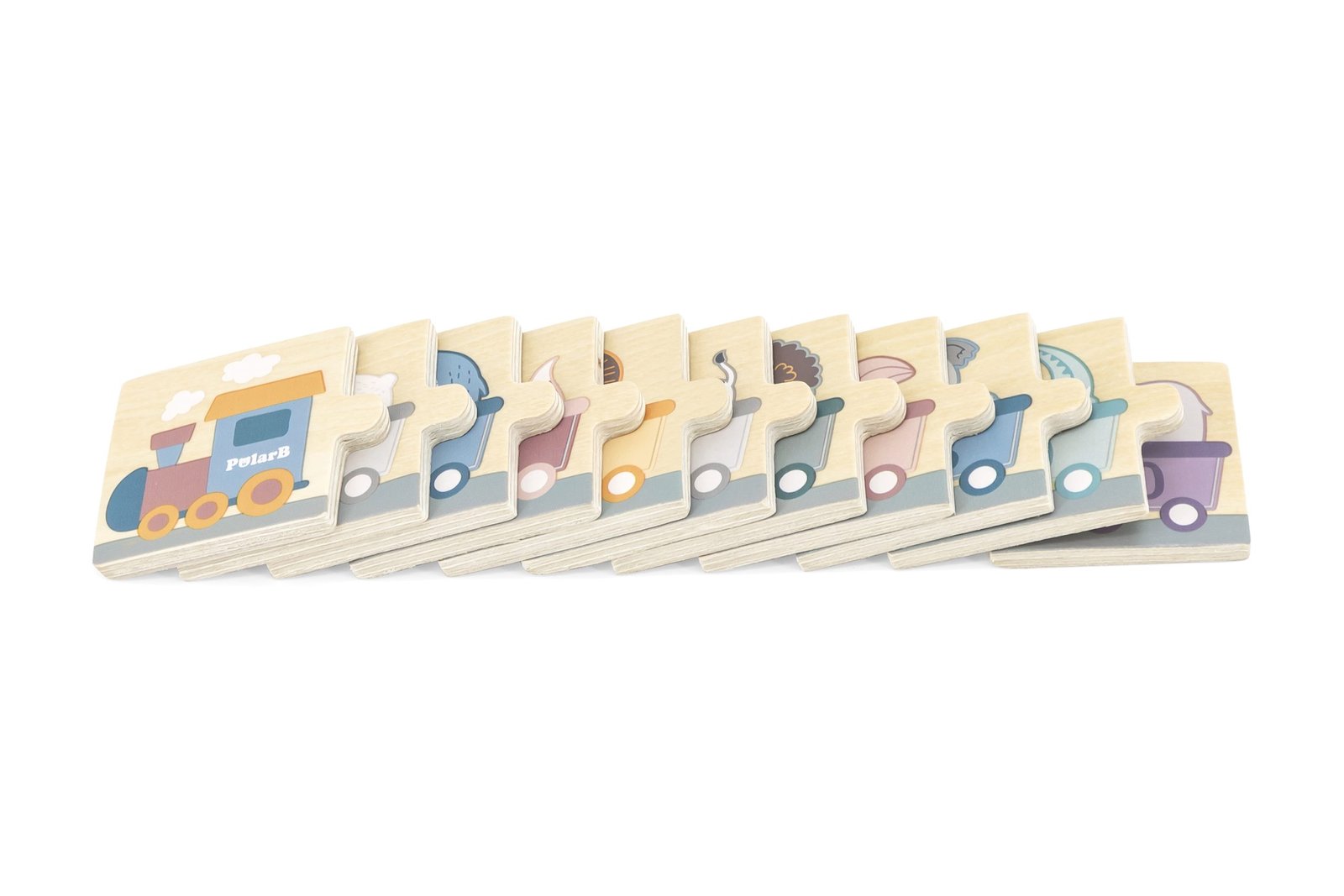 Viga drvena slagalica životinje s brojevima