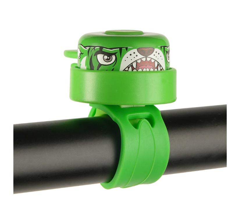 CrazySafety zvono za bicikl tigar zeleno